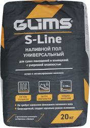 Наливной пол универсальный GLIMS S-Line 20кг