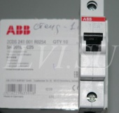 ABB Автоматический выключатель однополюсный SH201L С25