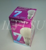 Лампа светодиодная LED 7Вт Е27 (71648 OLL A60)