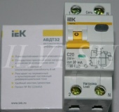 IEK Автоматический выключатель дифференциального тока АВДТ 32 C20
