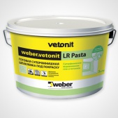 Готовая шпаклевка под покраску Weber Vetonit LR Pasta 20 кг