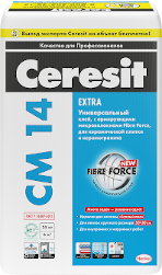Клей для плитки Ceresit CМ 14 Extra 25 кг