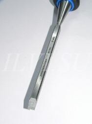 Долото-стамеска плоская 6 мм, двухкомпонетная рукоятка, металлический затыльник БАРС