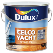Dulux Celco Yacht 20 яхтный полуматовый лак для дерева 1л