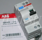 ABB Автоматический выключатель дифференциального тока DSH941 С16 30МА тип АС