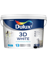 Краска Dulux Новая Ослепительно белая 3 D матовая 5 л