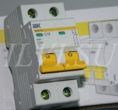 IEK Автоматический выключатель двухполюсный ВА47-29 С16