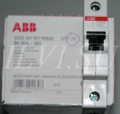 ABB Автоматический выключатель однополюсный SH201L С63