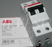 ABB Автоматический выключатель двухполюсный SH202L С40