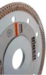 Диск алмазный по керамограниту Biber 125x22,2х1,2 мм тонкий сухой и мокрый рез 70274