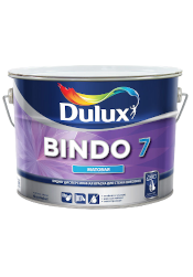 Краска Dulux BINDO 7 для стен и потолков белая матовая BW 10 л