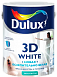 Краска Dulux Ослепительно белая 3 D матовая 2,5 л